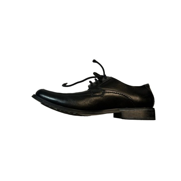 Steve Madden Yorrk Men 9.5 M Black Leather Square Toe Heels - Picture 11 of 13